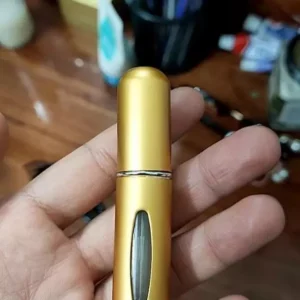 Lọ Chiết Nước Hoa Mini 5ml Vỏ Nhôm Có Lỗ Chiết Dưới Đáy Tiện Lợi