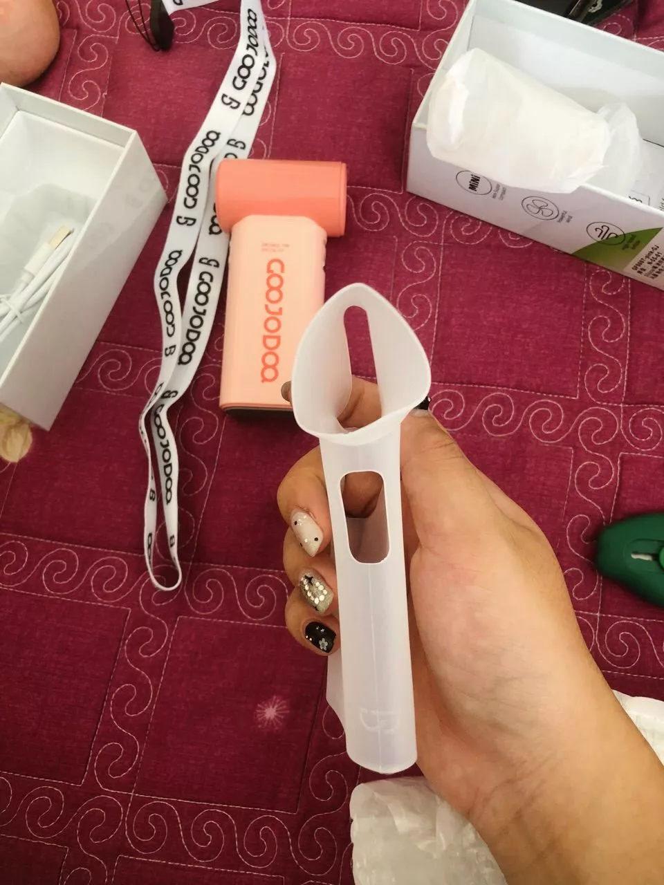 GOOJODOQ GOOJDOQ GFS009 Vỏ bảo vệ quạt Mini Vỏ bảo vệ silicon có thể giặt được