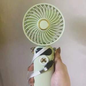 Quạt mini GOOJODOQ quạt cầm tay đa chức năng ba trong một có đế có thể tháo rời