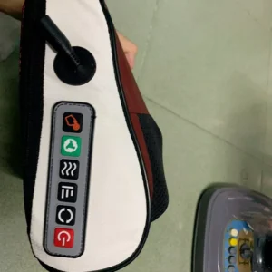 Gối massage cổ vai gáy, máy massage hồng ngoại 20 bi cao cấp hỗ trợ mát xa toàn thân