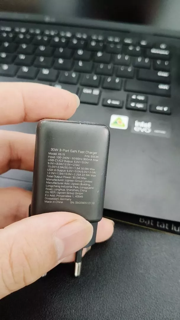 Bộ sạc USB C UGREEN 30W Nexode GaN PPS Khối sạc tường nhanh gọn Bộ chuyển đổi nguồn USB-C cho iPhone 16 Pro Max / 15 / 14 / 13 Galaxy S25 S24 Ultra / S23 (Đen)