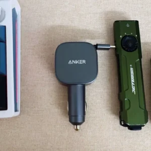 Tẩu sạc xe hơi Anker Nano 75W tích hợp 1 cáp USB-C (Một cổng USB-C 30W) sạc 2 thiết bị hỗ trợ PPS, PD, QC 3.0 - A2738