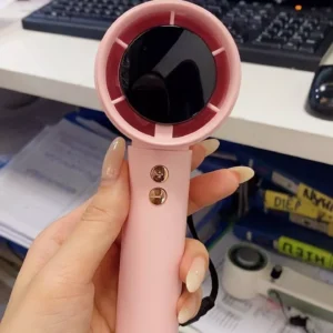 【Tặng Dây Đeo + Dây Sạc】Quạt Cầm Tay Turbo Tốc Độ Gió Cực Mạnh - Quạt Làm Mát Nhanh,Quạt tích điện mini pin cao 5000 mah