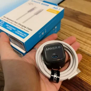 Combo sạc nhanh Anker Zolo 30W [cho iPhone 15/16 series] - Củ 30W 1C & Cáp CtoC 240W - A2698+A8060