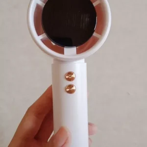 【Tặng Dây Đeo + Dây Sạc】Quạt Cầm Tay Turbo Tốc Độ Gió Cực Mạnh - Quạt Làm Mát Nhanh,Quạt tích điện mini pin cao 5000 mah