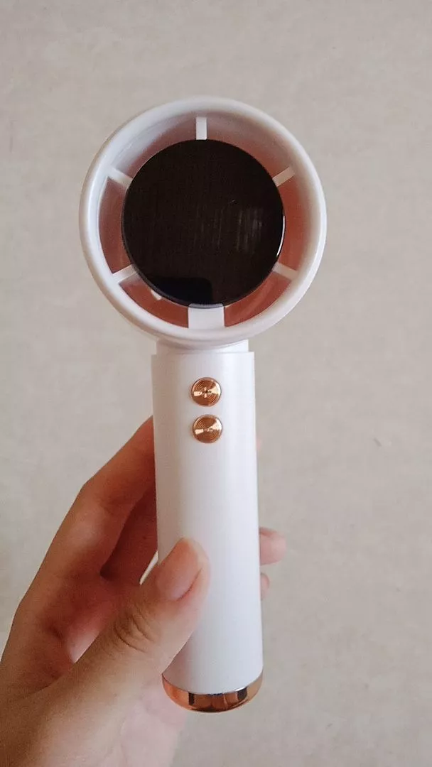 【Tặng Dây Đeo + Dây Sạc】Quạt Cầm Tay Turbo Tốc Độ Gió Cực Mạnh - Quạt Làm Mát Nhanh,Quạt tích điện mini pin cao 5000 mah
