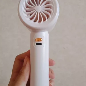 【Tặng Dây Đeo + Dây Sạc】Quạt Cầm Tay Turbo Tốc Độ Gió Cực Mạnh - Quạt Làm Mát Nhanh,Quạt tích điện mini pin cao 5000 mah
