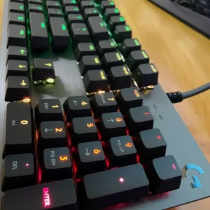 Bàn phím cơ gaming Logitech G512 GX RGB - 3 loại phím cơ GX Switch, cổng USB 2.0