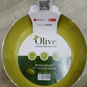 ( Độc quyền chỉ có trên Shopee) Chảo chống dính Ceramic CeraTitan Elmich Olive EL5983OV size 24cm