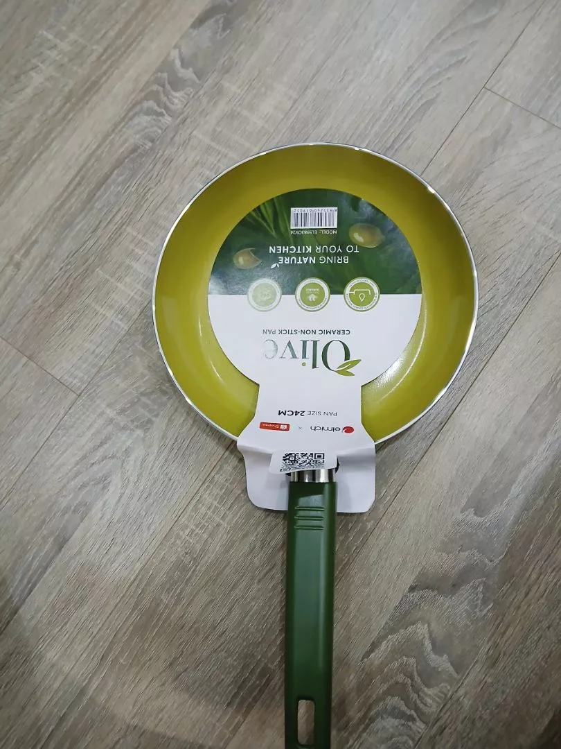 ( Độc quyền chỉ có trên Shopee) Chảo chống dính Ceramic CeraTitan Elmich Olive EL5983OV size 24cm