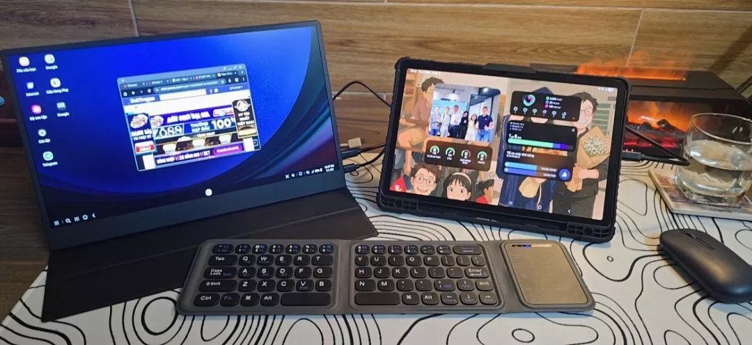Màn hình Di Động gaming GOOJODOQ 15.6inch 1080P 100%RGB Đế Kéo Dài Ps4 Android Switch Macbook HDMI