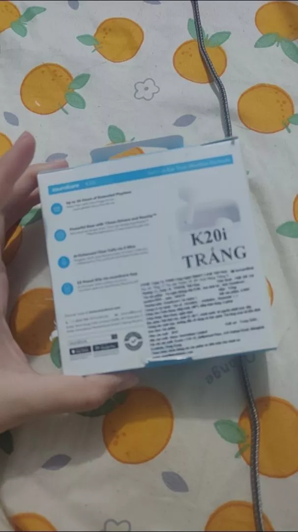 Tai nghe bluetooth Semi In-Ear soundcore K20i | Siêu gọn nhẹ | Chống nước IPX5 | Tích hợp phiên dịch