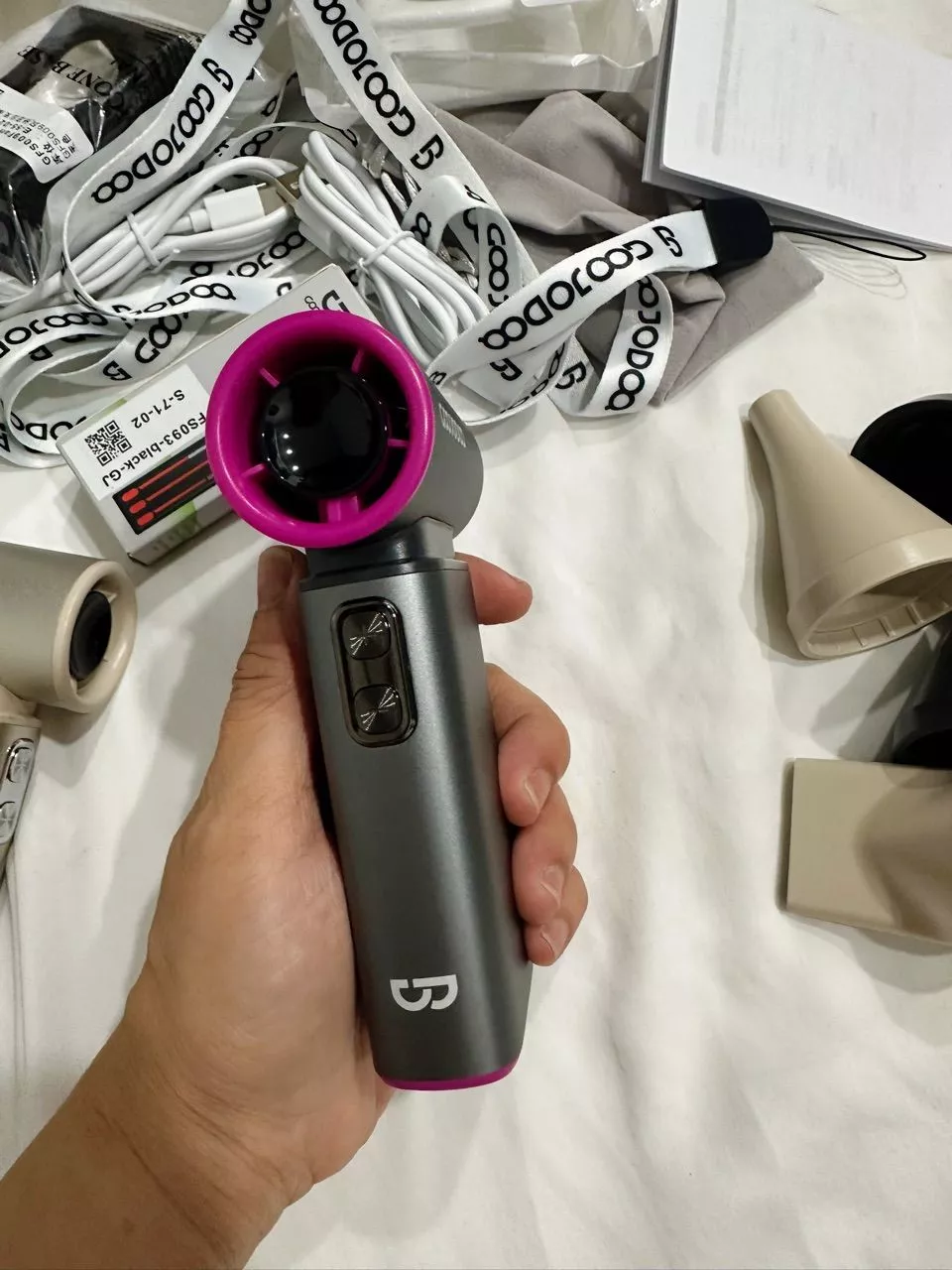 GOOJODOQ GOOJDOQ GFS009 Vỏ bảo vệ quạt Mini Vỏ bảo vệ silicon có thể giặt được