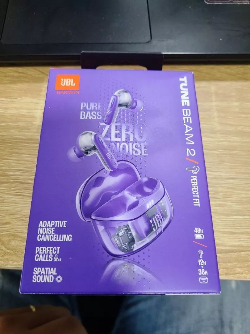 Tai Nghe Bluetooth Chống ồn chủ động JBL Tune Beam 2 Sử Dụng tới 48H Kháng bụi nước IP54