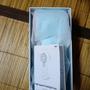 Quạt đa chức năng tốc độ cao Goojodoq 4000mah 10X có đèn pin LED, màn hình kỹ thuật số và móc treo