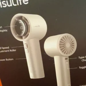 Quạt Cầm Tay Cao Cấp JISULIFE Pro1S 2026 Sử Dụng Đến 40H | Con Lăn 100 Cấp Gió | Màn Hình LED | Bảo Hành 12th Chính Hãng