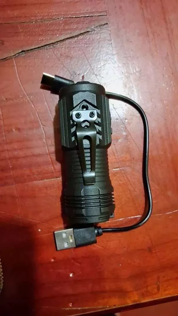 Đèn pin cầm tay mini siêu sáng chiếu xa, pin trâu, 5 chế độ sáng