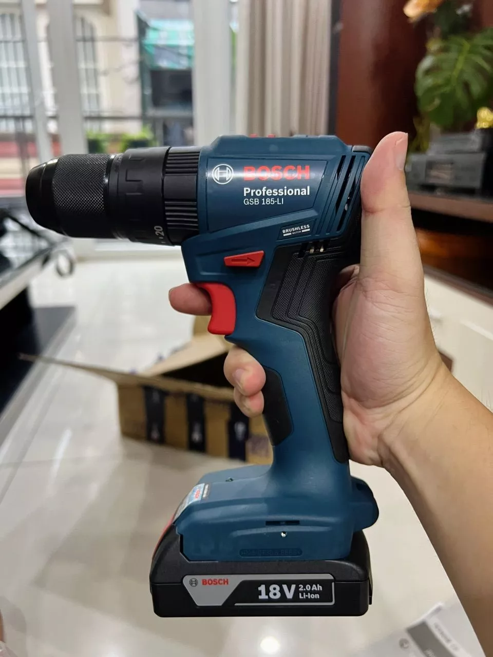 Máy khoan động lực dùng pin Bosch GSB 185-LI