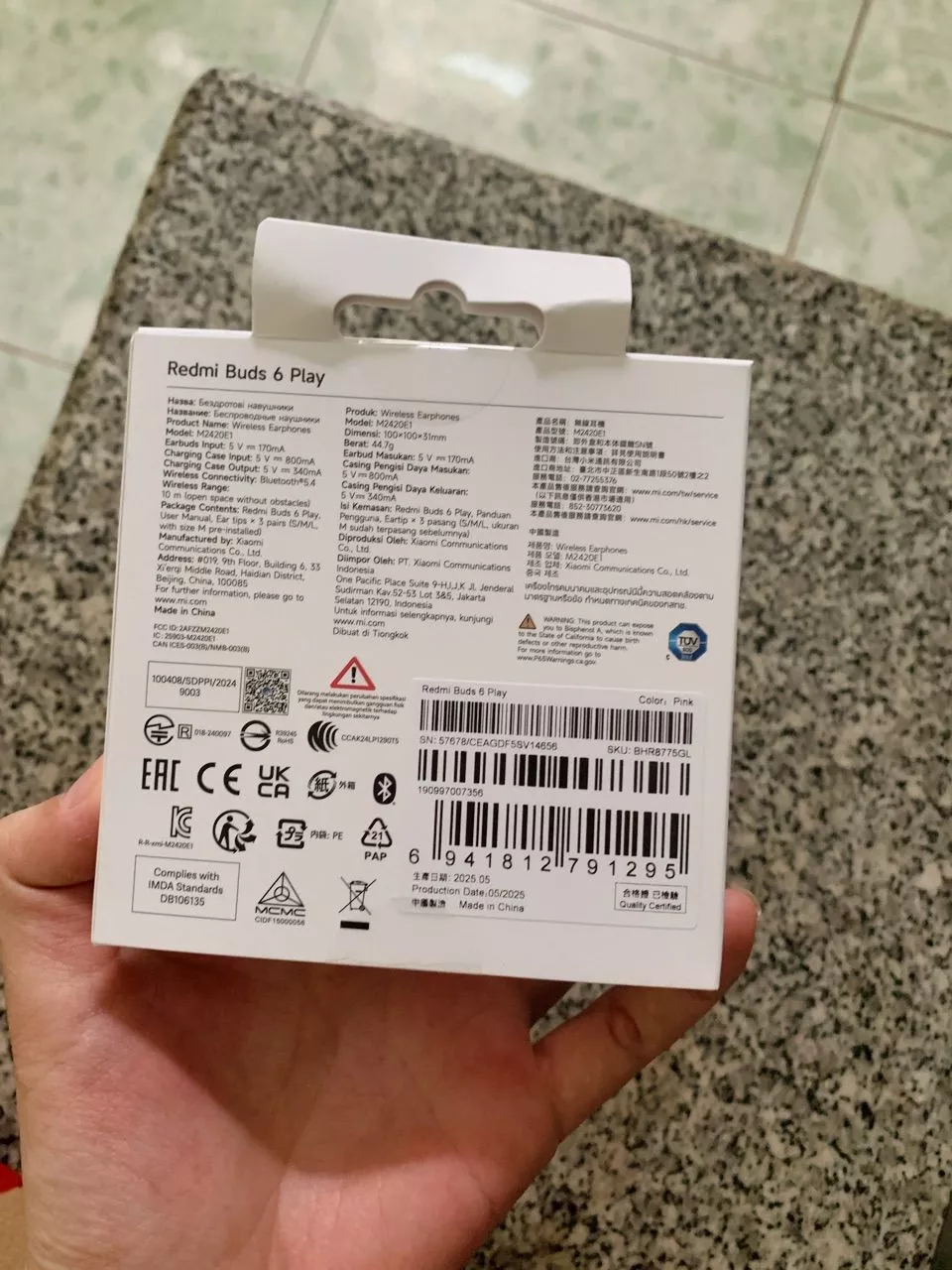 Tai nghe Bluetooth Redmi Buds 6 Play Chính hãng