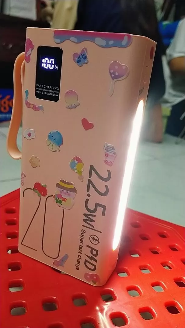 GOOJODOQ Mini Sạc dự phòng 2024 Sạc nhanh 22,5w, Màn hình hiển thị pin 20000 mah, đèn pin độ sáng cao Phụ kiện sạc pin