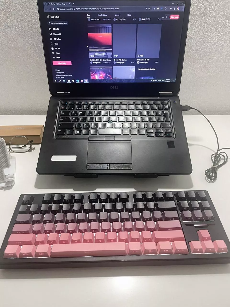Bàn phím cơ không dây silent WEIKAV WK87 - 3 Mode - Mạch xuôi - LED RGB - Có App - Foam silicon