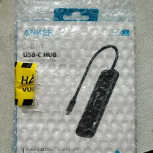 Hub chuyển đổi ANKER 332 USB-C 5in1 | HDMI 4K / USB-C 5 Gbps / 2*USB-A 5 Gbps / sạc PD input 100W - A8355