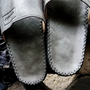 Dép Doctor Quai Ngang Dép Nam Doctor LUXURY Cao Cấp Da Xuất Nhập, Bản Đế Vừa, Đế Cao Su Đúc Khâu Chỉ 'hot' Slipper DéP