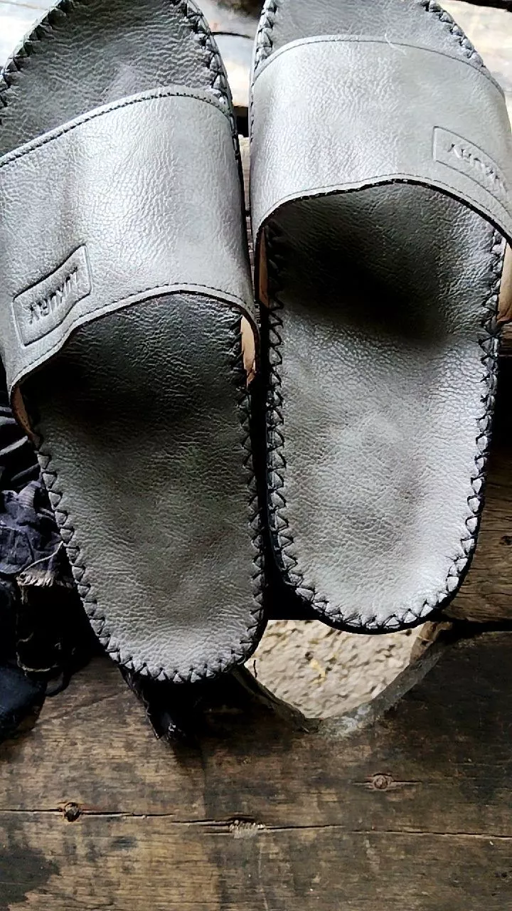 Dép Doctor Quai Ngang Dép Nam Doctor LUXURY Cao Cấp Da Xuất Nhập, Bản Đế Vừa, Đế Cao Su Đúc Khâu Chỉ 'hot' Slipper DéP