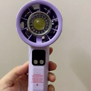 Quạt turbo đa năng tốc độ cao Goojodoq 4000mah có đèn pin LED, màn hình kỹ thuật số và móc treo cho nhiều cảnh