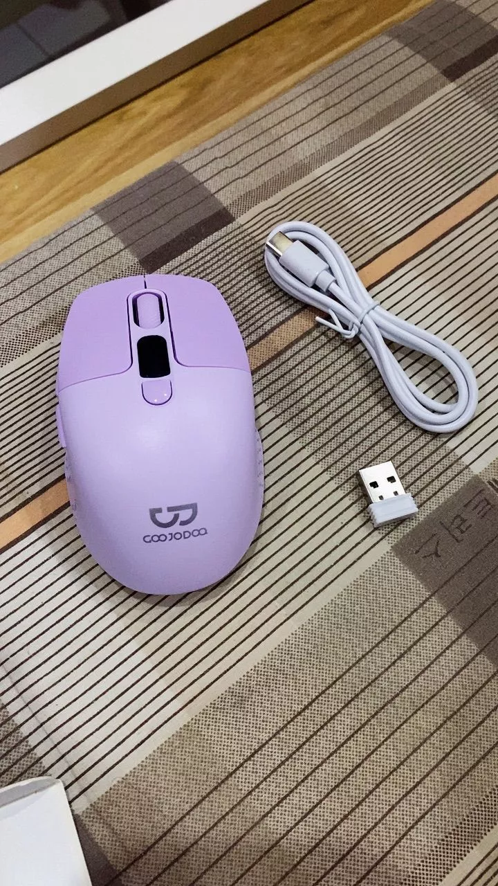 Chuột Bluetooth kép GOOJODOQ 2.4GHz,công thái học im lặng, có điều chỉnh dpi