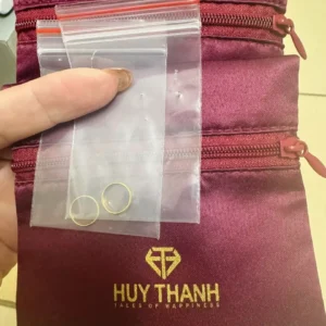 Nhẫn Tiết Kiệm Vàng 24k 0.1 Chỉ Huy Thanh Jewelry (KÈM TÚI GẤM)