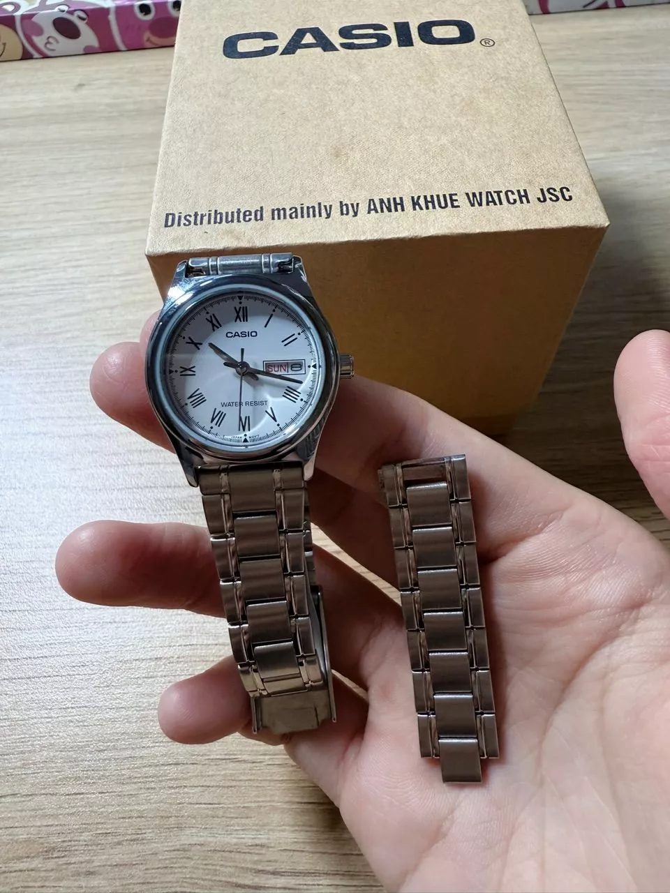 Đồng hồ nữ dây kim loại Casio Anh Khuê LTP-V006D-7BUDF chính hãng