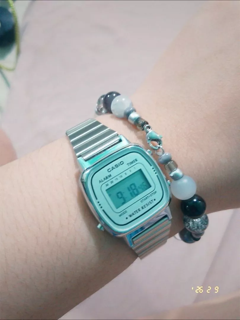 Đồng hồ nam, nữ A159 Unisex-SKM dây thép kiểu dáng thể thao cho tuổi teen, có báo thức và hẹn giờ