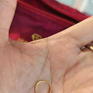 Nhẫn Tiết Kiệm Vàng 24k 0.1 Chỉ Huy Thanh Jewelry (KÈM TÚI GẤM)