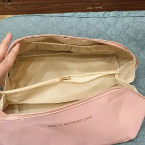 Túi đựng mỹ phẩm cỡ lớn chống nước, túi makeup du lịch da PU phong cách Hàn Quốc