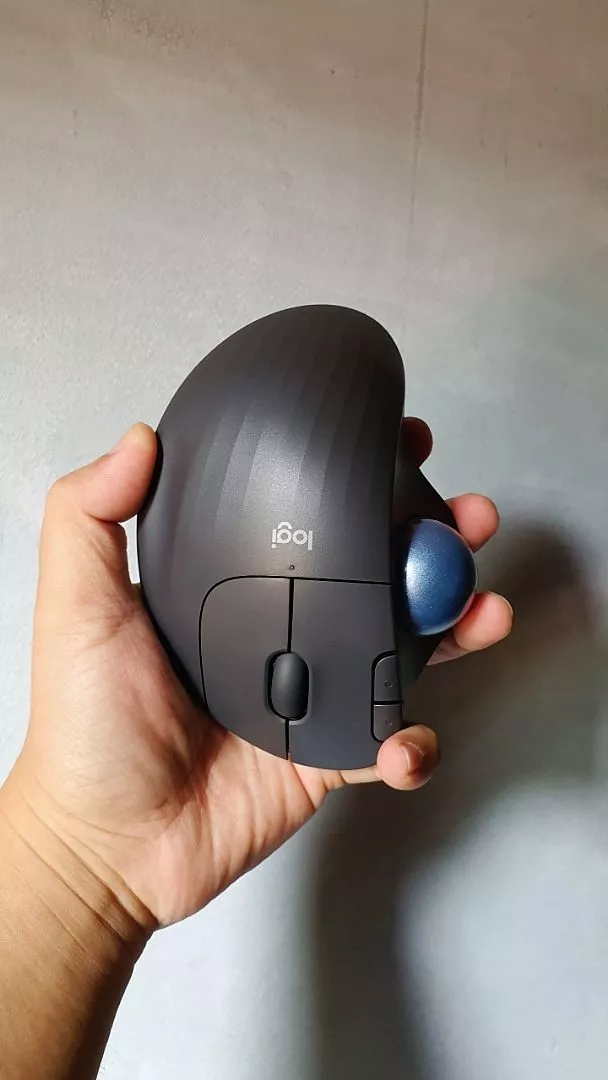 Chuột không dây Công Thái Học Logitech Ergo M575 | M575s - Bluetooth, USB 2.4Ghz, Trackball