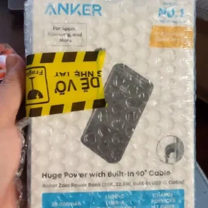 [SVIP] Sạc dự phòng Anker Zolo 20.000mAh | Tích hợp cáp USB-C | Sạc nhanh 22.5W | 2 Cổng 1C1A - A110E