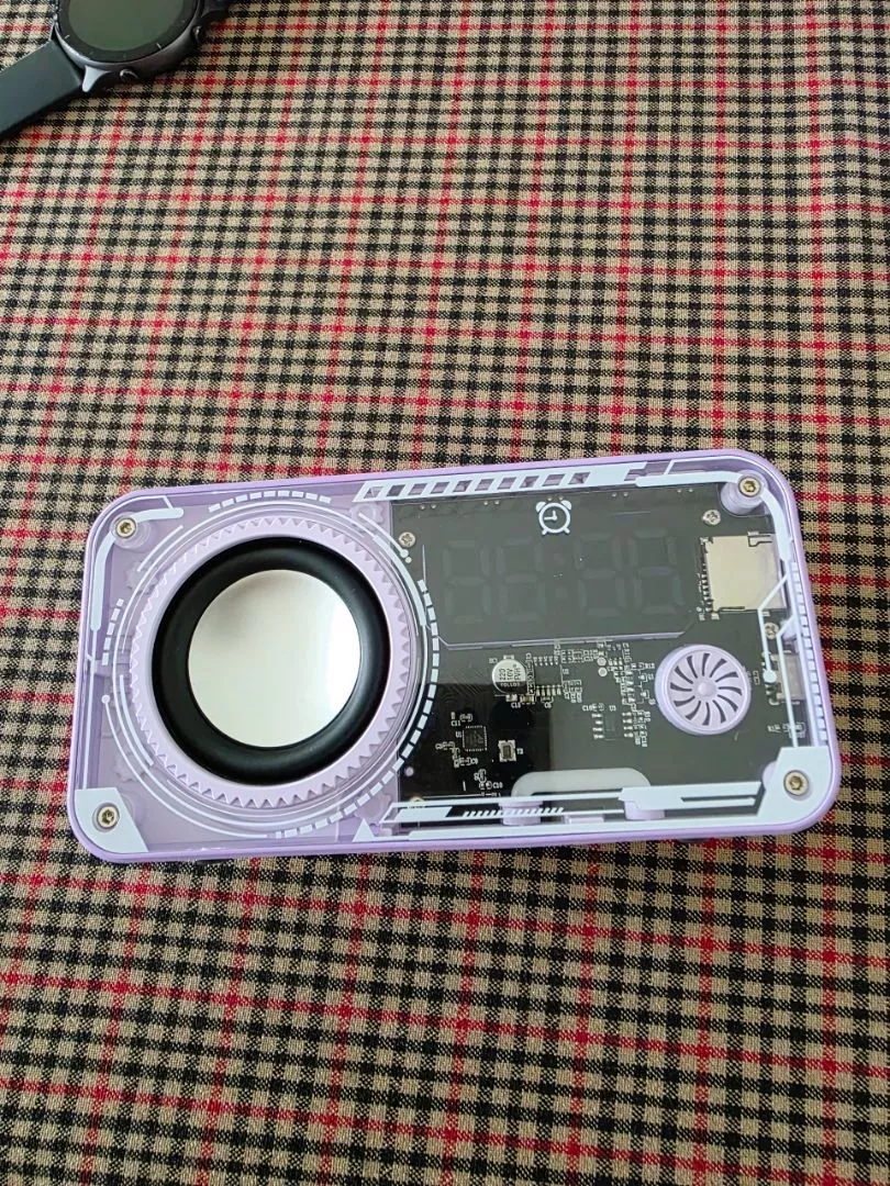 Loa không dây Bluetooth 5.3 GOOJODOQ Thiết kế cơ học có màn hình LED hiển thị thời gian Loa di động