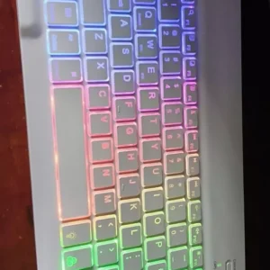 Bàn phím Bluetooth có đèn nền GOOJODOQ có đèn LED cho máy tính bảng iPad Android