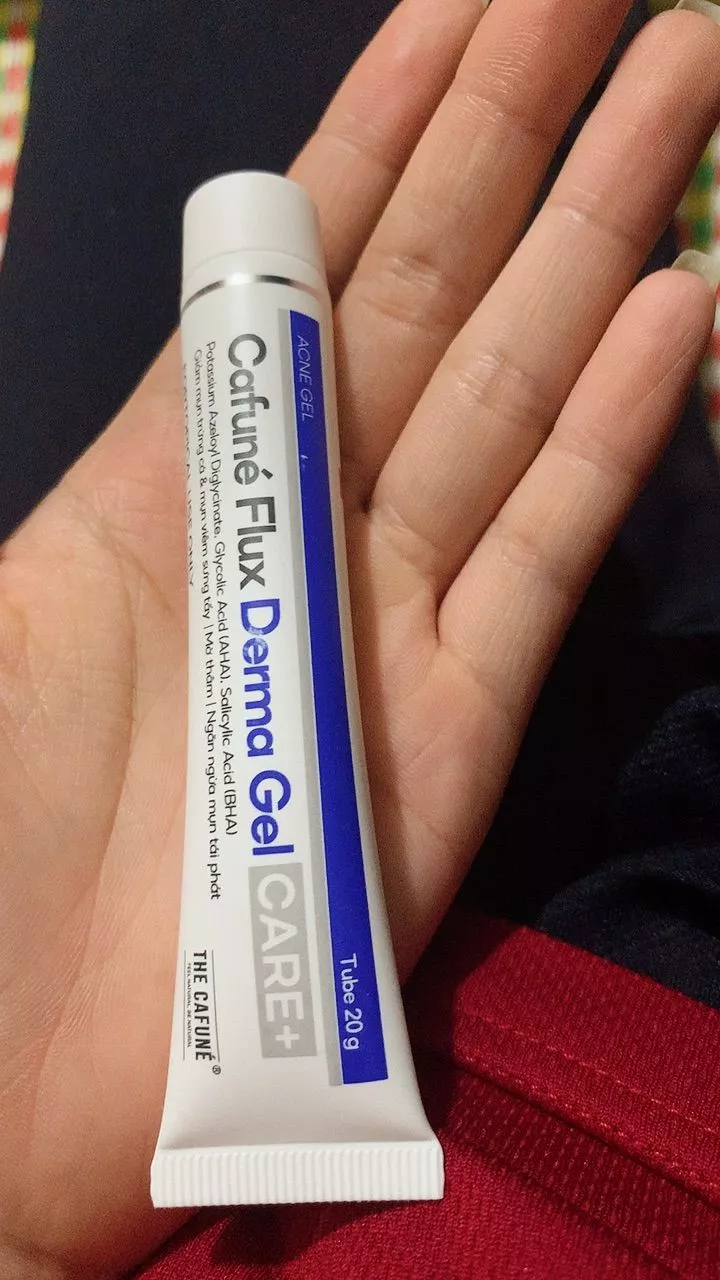 Kem Giảm Mụn Mờ Thâm Cafuné Flux Derma Gel 20g Gel Kết Cấu Trong Suốt Hỗ Trợ Cân Bằng Dầu & Dưỡng Ẩm