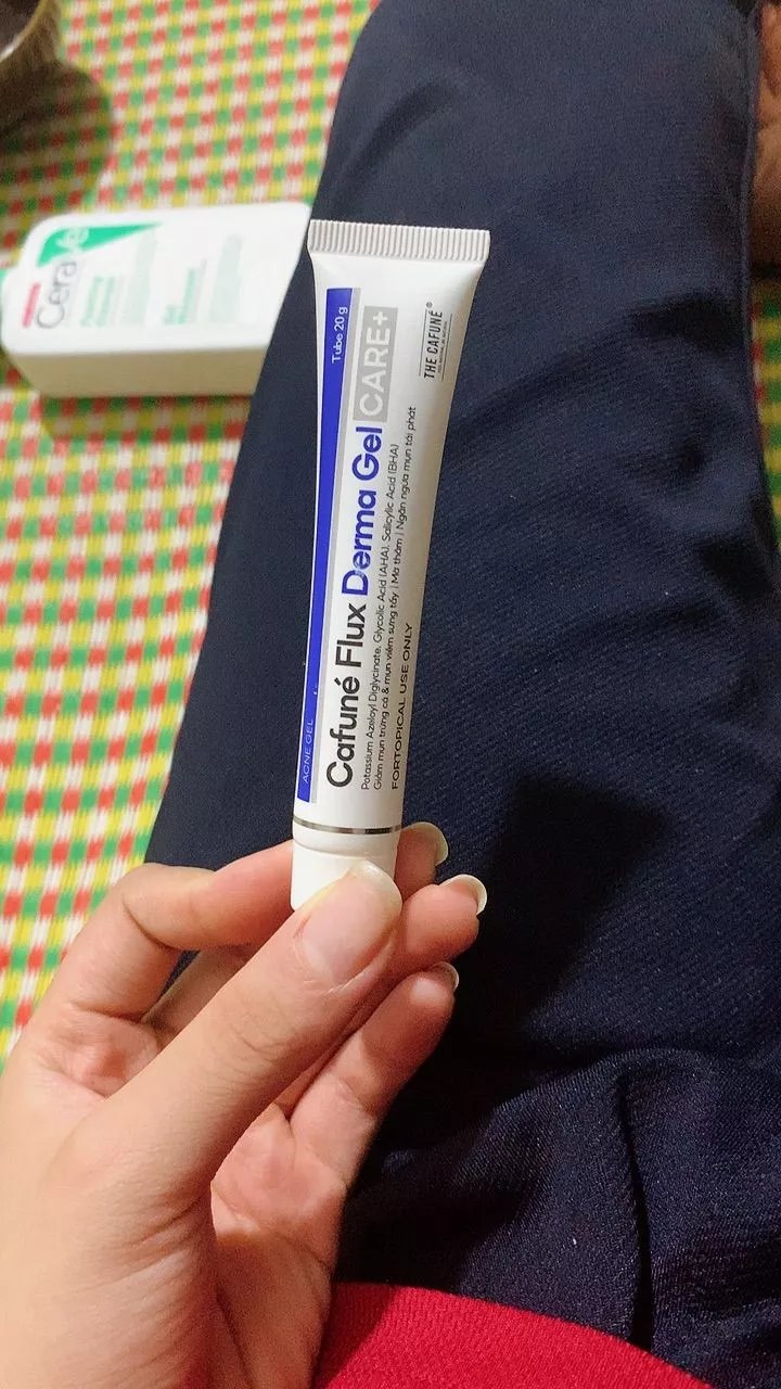 Kem Giảm Mụn Mờ Thâm Cafuné Flux Derma Gel 20g Gel Kết Cấu Trong Suốt Hỗ Trợ Cân Bằng Dầu & Dưỡng Ẩm