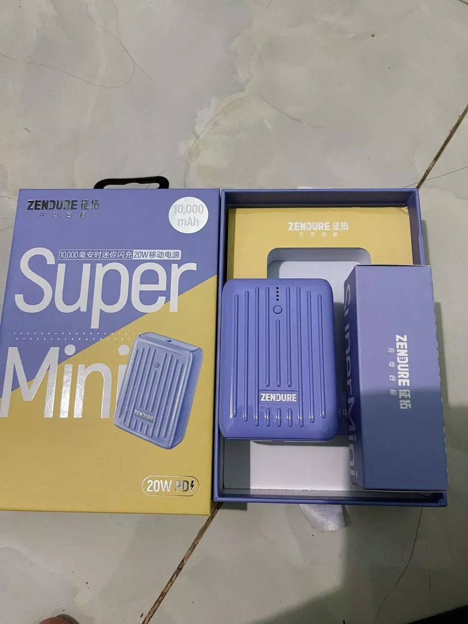 Cục sạc di động Zendure SuperMini 10000mAh PD 20W – Sạc nhanh 2 cổng siêu nhỏ gọn | Bảo hành 6 tháng