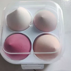 BỘ 4 MÚT TRANG ĐIỂM SIÊU MỀM | Hộp Đựng Cao Cấp | PHI LATEX Không Kích Ứng | Dùng Khô/Ướt Tán Phấn Mịn
