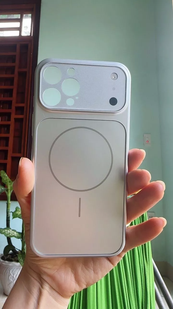 Ốp Lưng Iphone Từ Tính Super Camera Mặt Kính Nâng Cấp IP 17 12/13/14/15/16/17/pro/max/plus/promax - Awifi B5-25