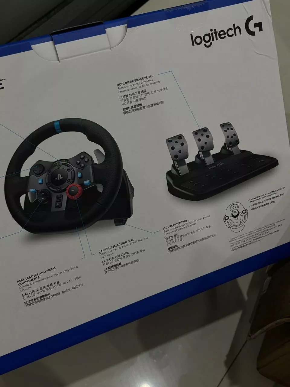 Combo Vô Lăng Logitech G29 Driving Force Và Cần số Logitech SHIFTER