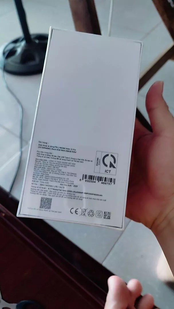 Điện thoại thông minh REDMI Note 15 Pro(8+256GB|12+256GB) |Pin lớn 6500mAh|Kính Corning® Gorilla® Glass Victus® 2