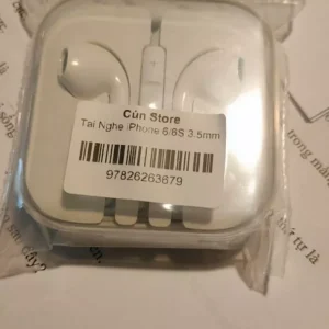 Tai nghe có dây Jack 3.5mm cho 6s, Laptop zin bóc máy | Bảo hành 12 tháng