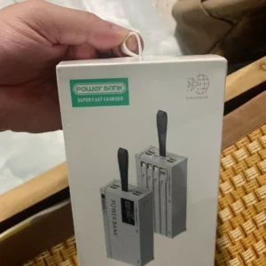 Bộ sạc điện thoại 50.000MAH CONTAINER, 4 cổng USB, sạc nhanh PD 120W, bảo hành 6 tháng - AUDIO365