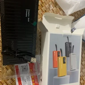Bộ sạc điện thoại 50.000MAH CONTAINER, 4 cổng USB, sạc nhanh PD 120W, bảo hành 6 tháng - AUDIO365