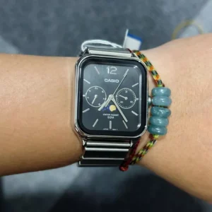 Đồng Hồ Nam/Nữ Casio Moonphase MTP-M305 Quartz Mặt Kính Khoáng 34mm Chống Nước Vỏ Kim Loại Không Gỉ Chính Hãng